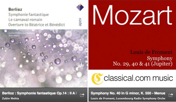 Sinfonía de Berlioz VS Sinfonía de Mozart