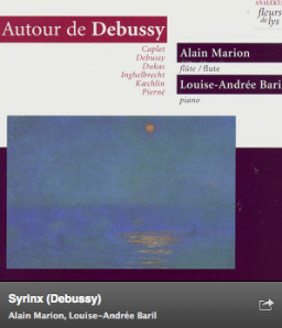 Haz click en la imagen para escuchar "Syrinx" de DEBUSSY